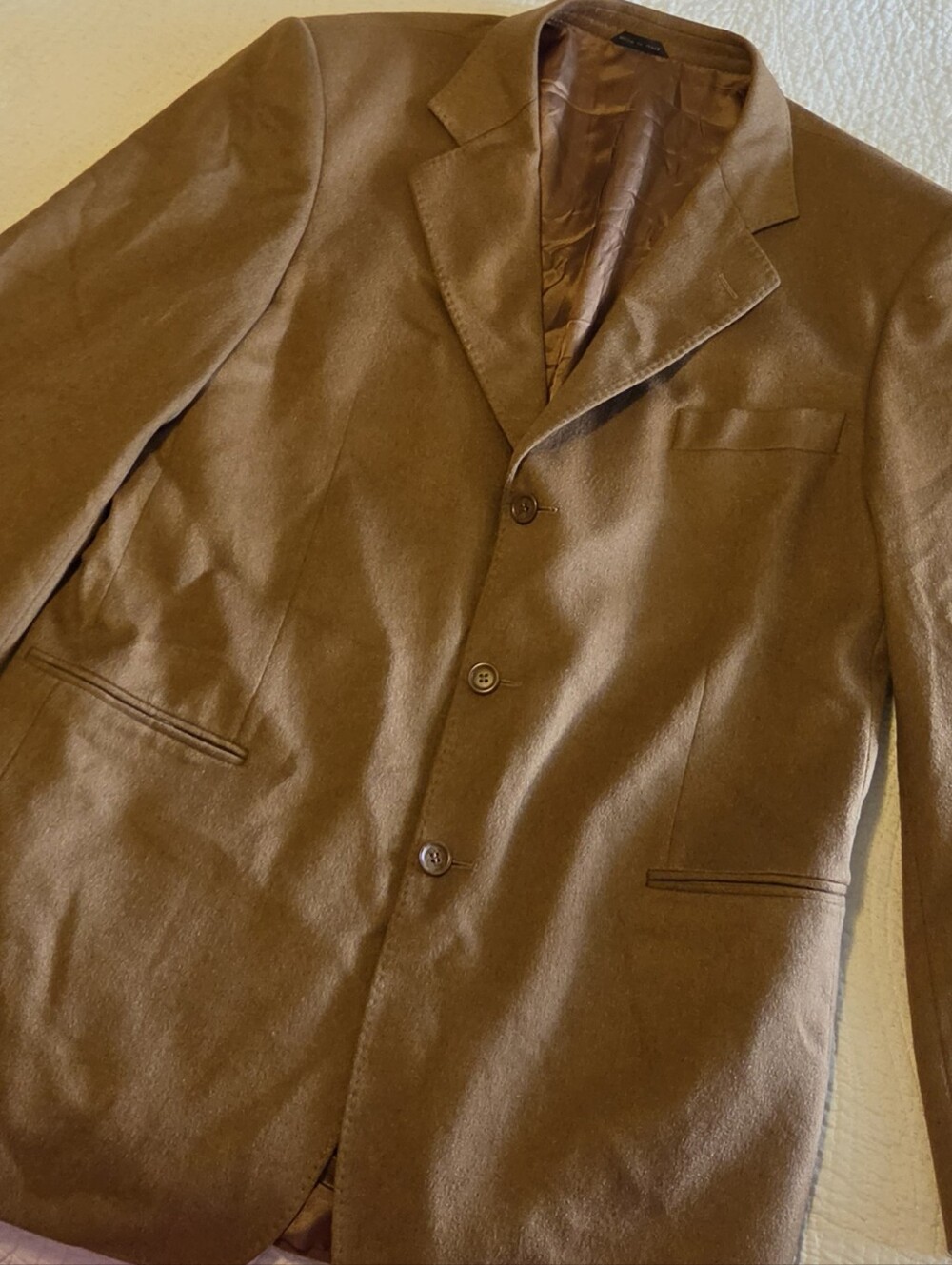 Vintage 100% Cashmere Sport Coat, Size 46